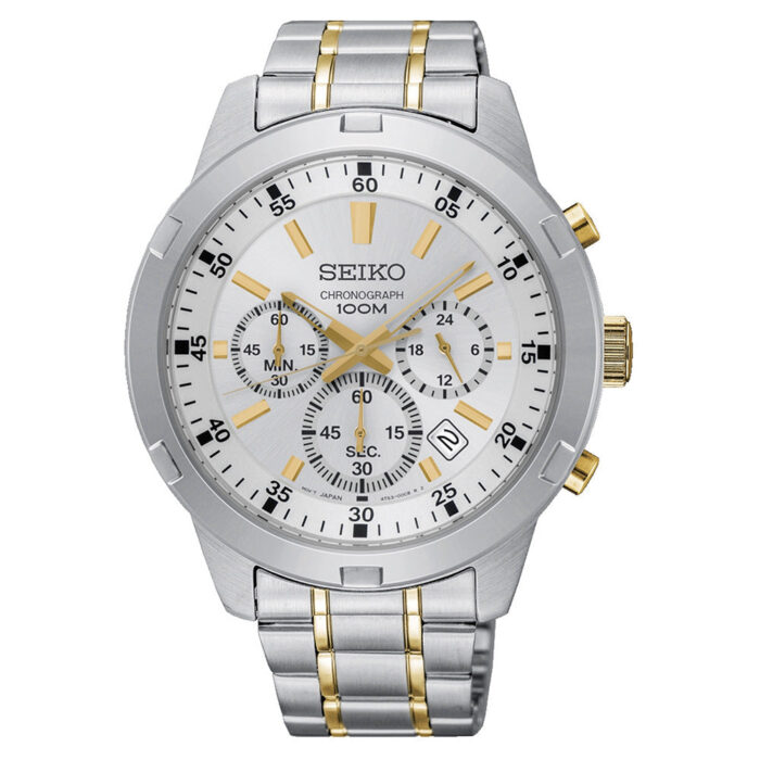 Seiko Chronograph White Men's Watch SKS607P1 - Image 1