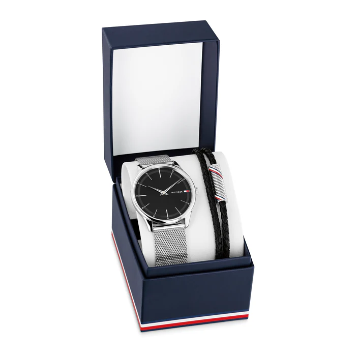 2770213_Giftset_rgb_Web Men's Adrian & 2.0 Double Wrap Bracelet Gift Set Watch (2770213) - Image 1